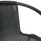 Flash Furniture Lila Commercial Grade Indoor-Outdoor PE Rattan Restaurant Barstool with Black Aluminum Frame and Footrest in Black SDA-AD632032R-BK-GG - alternate 8